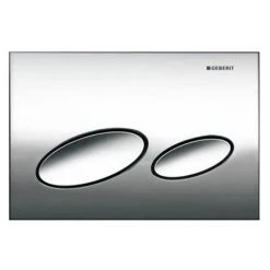 Geberit Kappa 20 Gloss Chrome Flush Plate for UP200 Cistern - 115.228.21.1