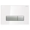 Geberit Sigma40 White Glass DuoFresh Odour Extraction Flush Plate - 115.600.SI.1 -Jeme Shop 115.600.SI .1 l 460