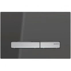 Geberit Sigma 50 Smoked Reflective Glass Flush Plate for UP320 Cistern - 115.788.SD.2