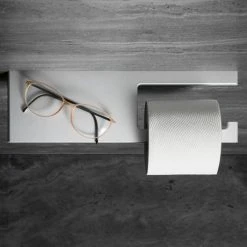 Keuco Edition 400 Toilet Roll Holder with Shelf -Jeme Shop 11573170000 D3 460