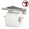 Tiger Colar Toilet Roll Holder with Shelf - Polished Stainless Steel 1 Tiger Colar Toilet Roll Holder with Shelf - Polished Stainless Steel -Jeme Shop 1314230346 P