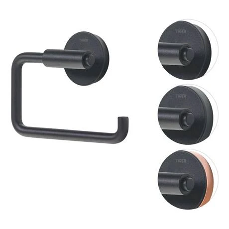 Tiger Urban Toilet Roll Holder - Black 5 Tiger Urban Toilet Roll Holder - Black - Image 3