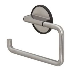 Tiger Tune Toilet Roll Holder - Brushed Stainless Steel/Black -Jeme Shop 1326530946 D1 460
