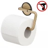 Tiger Tune Toilet Roll Holder - Brushed Brass/Black -Jeme Shop 1326535646 P