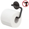 Tiger Tune Toilet Roll Holder - Brushed Black Metal/Black -Jeme Shop 1326538946 P