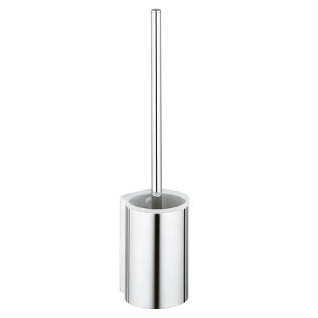 Keuco Plan Wall Mounted Toilet Brush & Holder - Chrome/White 4 Keuco Plan Wall Mounted Toilet Brush & Holder - Chrome/White - Image 2