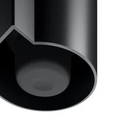 Keuco Plan Wall Mounted Toilet Brush & Holder - Black -Jeme Shop 14972370200 D2 460