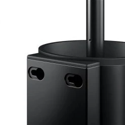 Keuco Plan Wall Mounted Toilet Brush & Holder - Black -Jeme Shop 14972370200 D3 460