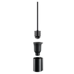Keuco Plan Wall Mounted Toilet Brush & Holder - Black -Jeme Shop 14972370200 D5 460