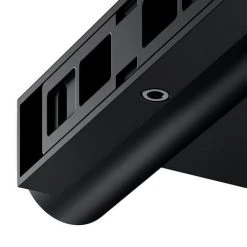 Keuco Plan Toilet Roll Holder with Shelf - Black -Jeme Shop 14973370000 D2 460