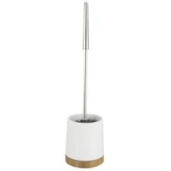 Wenko Bamboo Ceramic Toilet Brush & Holder - 17676100