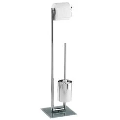 Wenko Style Standing WC Set - Chrome - 17773100