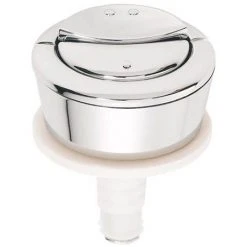 Wirquin Dual Flush Chrome Toilet Push Button