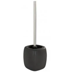 Wenko Faro Ceramic Toilet Brush & Holder - Black - 20024100