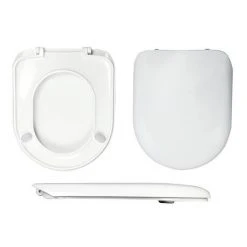Wirquin Maestro Lock+ Toilet Seat with Soft Close Metal Hinges -Jeme Shop 20120360 D1 460