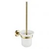JTP Vos Brushed Brass Toilet Brush & Holder -Jeme Shop 23165BBR P