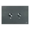 JTP Brushed Black Steel Pneumatic Flush Plate 2 JTP Brushed Black Steel Pneumatic Flush Plate -Jeme Shop 27701FPBBL P