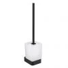 JTP Hix Matt Black Toilet Brush & Holder -Jeme Shop 38165MB P