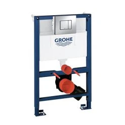 Grohe Rapid SL 0.82m 3 in 1 Set Low Noise Support Frame for Wall Hung WC - 38773000