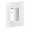 Grohe Skate Cosmopolitan WC Wall Flush Plate - Chrome/daVinci Satin - 38845MF0 -Jeme Shop 38845MF0 P