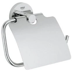 Grohe Essentials Toilet Roll Holder with Cover - 40367001