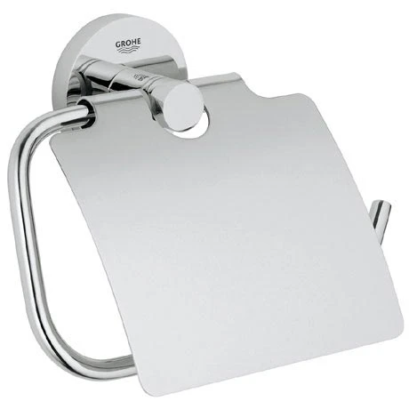 Grohe Essentials Toilet Roll Holder with Cover - 40367001 3 Grohe Essentials Toilet Roll Holder with Cover - 40367001