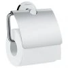 Hansgrohe Logis Universal Toilet Roll Holder with Cover - 41723000 -Jeme Shop 41723000 P