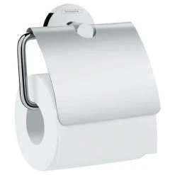Hansgrohe Logis Universal Toilet Roll Holder with Cover - 41723000
