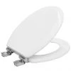 Bemis Chicago Soft Close Toilet Seat with Chrome Hinges -Jeme Shop 5000QCELT000 P