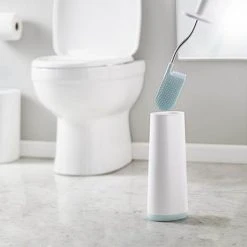 Joseph Joseph Flex Smart Toilet Brush & Holder - White/Blue - 70506 -Jeme Shop 70506 D3 460