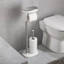 Joseph Joseph EasyStore Freestanding Toilet Paper Holder - 70518 12 Joseph Joseph EasyStore Freestanding Toilet Paper Holder - 70518 -Jeme Shop 70518 D4 460