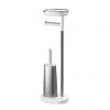 Joseph Joseph EasyStore Plus Freestanding Toilet Paper Holder with Flex Steel Toilet Brush - 70519 -Jeme Shop 70519 P