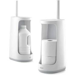 Joseph Joseph Flex Store Toilet Brush with Extra-large Caddy - Grey/White - 70537 -Jeme Shop 70537 D2 460