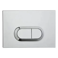 VitrA Loop O Mechanical Flush Plate - Chrome - 740-0580