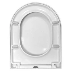 Euroshowers ONE Seat Long Elongated D-Shape Soft Close Toilet Seat - White - 88310 10 Euroshowers ONE Seat Long Elongated D-Shape Soft Close Toilet Seat - White - 88310 -Jeme Shop 80410 n d1 375