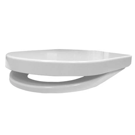 Euroshowers ONE Seat Long Elongated D-Shape Soft Close Toilet Seat - White - 88310 7 Euroshowers ONE Seat Long Elongated D-Shape Soft Close Toilet Seat - White - 88310 - Image 5