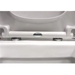 Euroshowers ONE Seat Long Elongated D-Shape Soft Close Toilet Seat - White - 88310 13 Euroshowers ONE Seat Long Elongated D-Shape Soft Close Toilet Seat - White - 88310 -Jeme Shop 80410 n d5 375