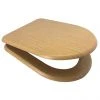 Euroshowers Oak D Shaped Soft Closing MDF Toilet Seat - 82792 1 Euroshowers Oak D Shaped Soft Closing MDF Toilet Seat - 82792 -Jeme Shop 82792 p