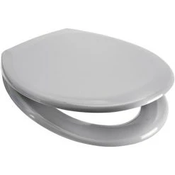 Euroshowers Rainbow Soft Close Toilet Seat - Light Grey - 84320