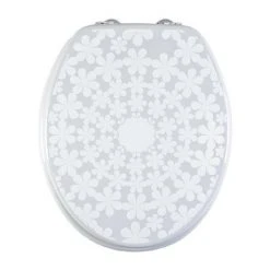 Aqualona Cirque De Fleur MDF Toilet Seat - 90619