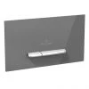 Villeroy and Boch ViConnect Glass Glossy Grey Dual Flush Plate - 922160RA -Jeme Shop 922160RA P