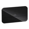 Villeroy and Boch ViConnect Glass Glossy Black Dual Flush Plate - 922400RB -Jeme Shop 922400RB P