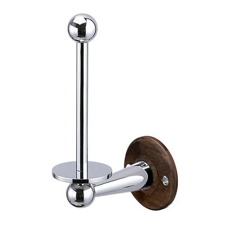 Burlington Spare Toilet Roll Holder - Walnut - A6WAL 3 Burlington Spare Toilet Roll Holder - Walnut - A6WAL