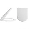 Alaska Luxury D-Shaped Soft Close Top-Fixing Toilet Seat - AL02 -Jeme Shop AL02 p