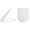 Alaska Luxury D-Shaped Soft Close Quick Release Top-Fixing Toilet Seat - AL04 -Jeme Shop AL04 P1