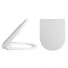 Alaska Luxury D Shaped Toilet Seat Square Edge - AL07 -Jeme Shop AL07 p