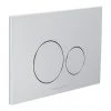BagnoDesign Aquaeco Chrome Dual Flush Plate with Round Buttons -Jeme Shop AQE K5230 K ESG2 P
