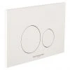 BagnoDesign Aquaeco Gloss White Dual Flush Plate with Round Buttons 2 BagnoDesign Aquaeco Gloss White Dual Flush Plate with Round Buttons -Jeme Shop AQE K5230 K ESG3 WH P