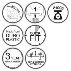 Arezzo Matt Grey Soft Close Toilet Seat -Jeme Shop AZ GRY TS d1 460