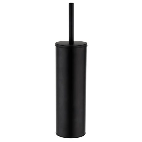 Arezzo Matt Black Toilet Brush Holder 3 Arezzo Matt Black Toilet Brush Holder